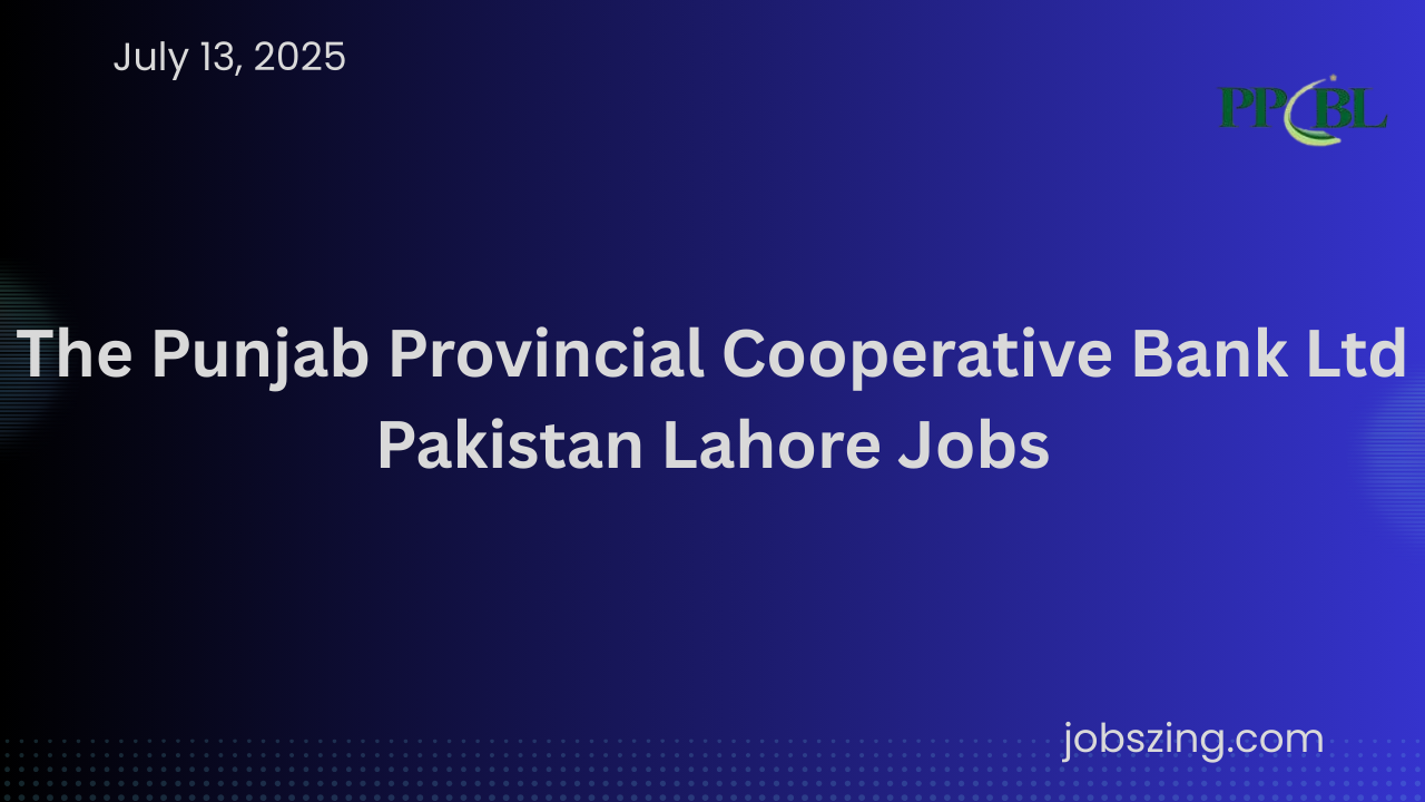 Pakistan Lahore Jobs